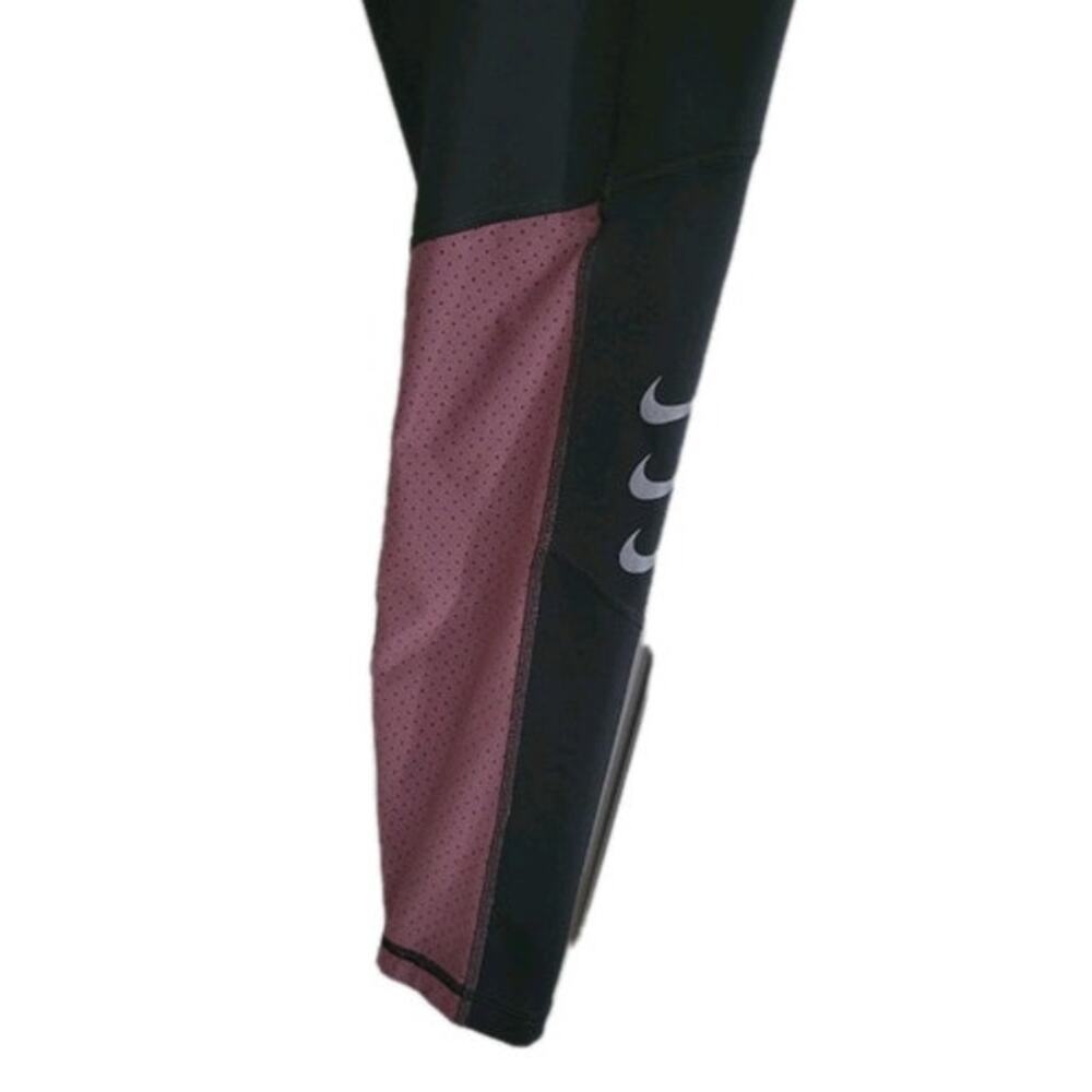Nike Dri-FIT ADV Run Division Epic Luxe 7/8 Tight Women's Size XL Black Maroon - Picture 8 of 14
